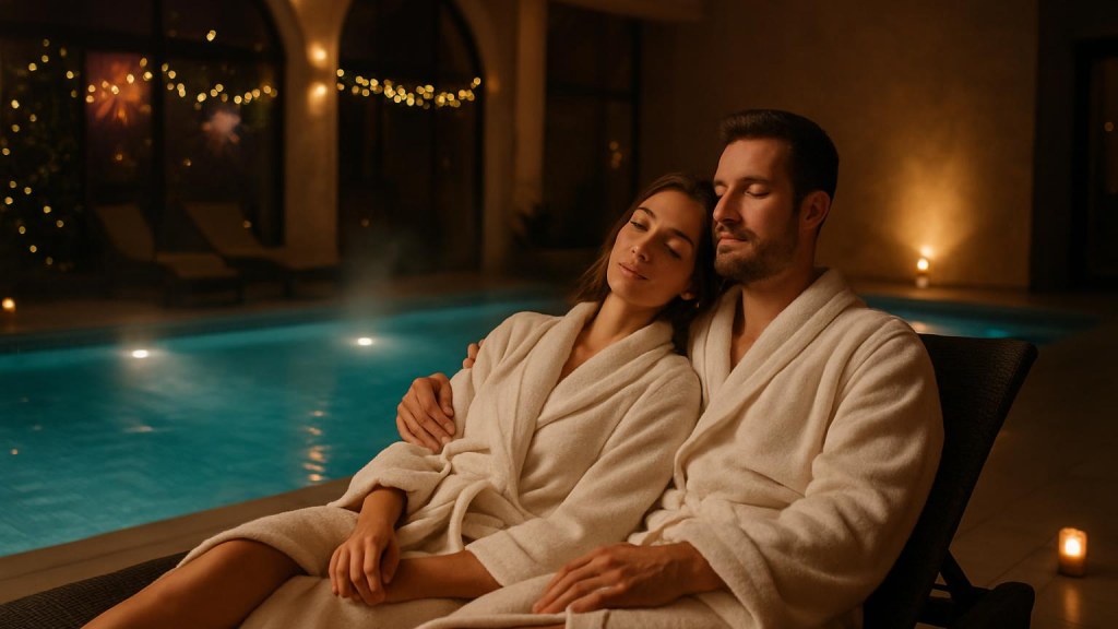 Capodanno a Ferrara: spa, cena e relax, cosa valutare Coppia in area benessere per un Capodanno rilassante